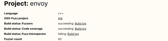 Envoy fuzzing profile